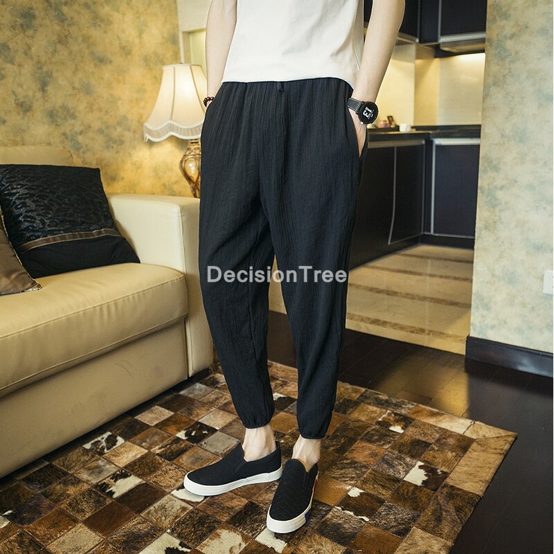 Pantalones bombachos para hombre, pantalón de fitness tradicional chino, kung fu tai, wushu,: M / color1
