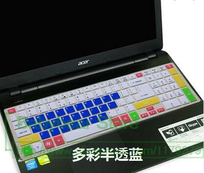 15.6 klawiatura silikonowa obudowa ochronna skóry dla Acer Aspire E5-511G E15 ES1-512 VN7-791G extensa 2508 ES1-531 EX2519 EK-571G: candyblue