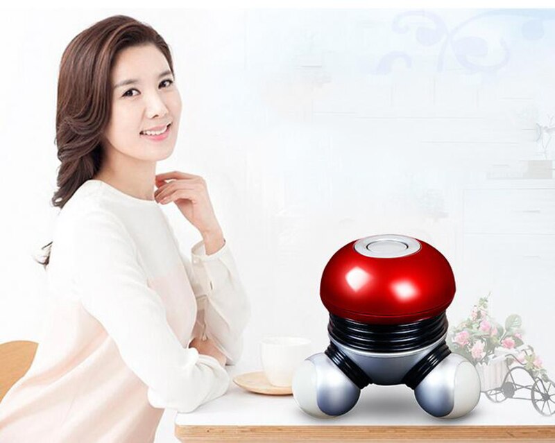 HANRIVER Mini Massagegerät elektrische zervikale Massage hals schulter taille mit multifunktionale Massage
