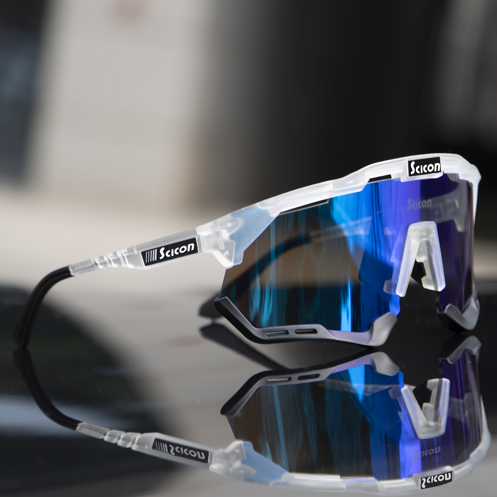 men's and women's photochromic cycling glasses, mountain cycling glasses, outdoor sports, sunglasses, road cycling glasses, UV4: Pink / WHITE