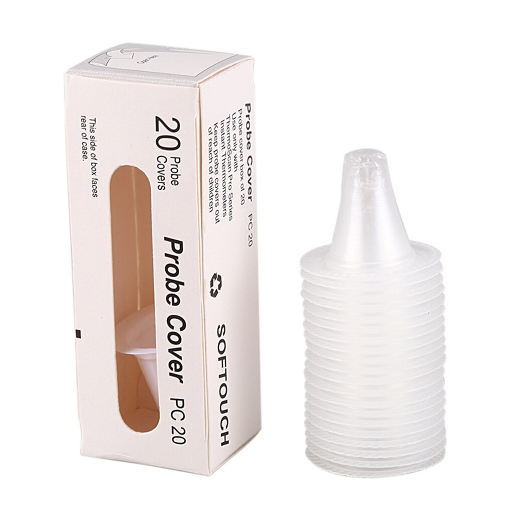 20PCS Ear Thermometer Probe Covers Replacement Refill Caps for Braun Thermoscans Hygienic Covers
