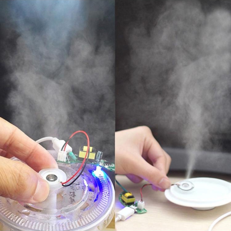 fabricante de niebla ultrasónica de 16MM y 20MM, discos de cerámica para humidificadores domésticos, piezas de repuesto de larga vida útil