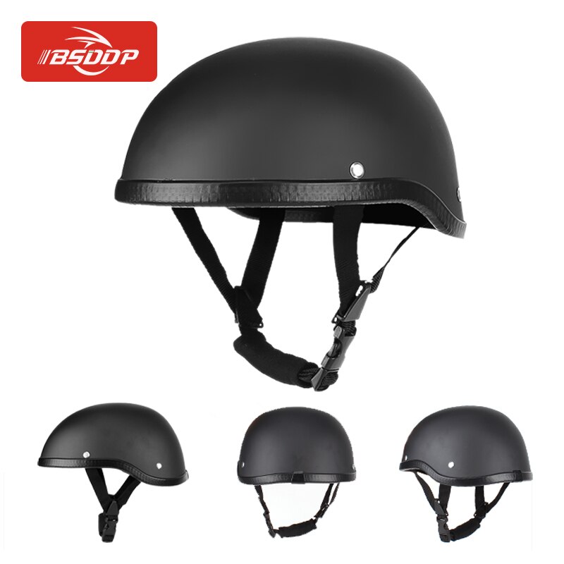 2019New Mode Motorhelm Open Gezicht Moto Helm Vintage Retro Stijl Casco Casque Scooter Helmen Met