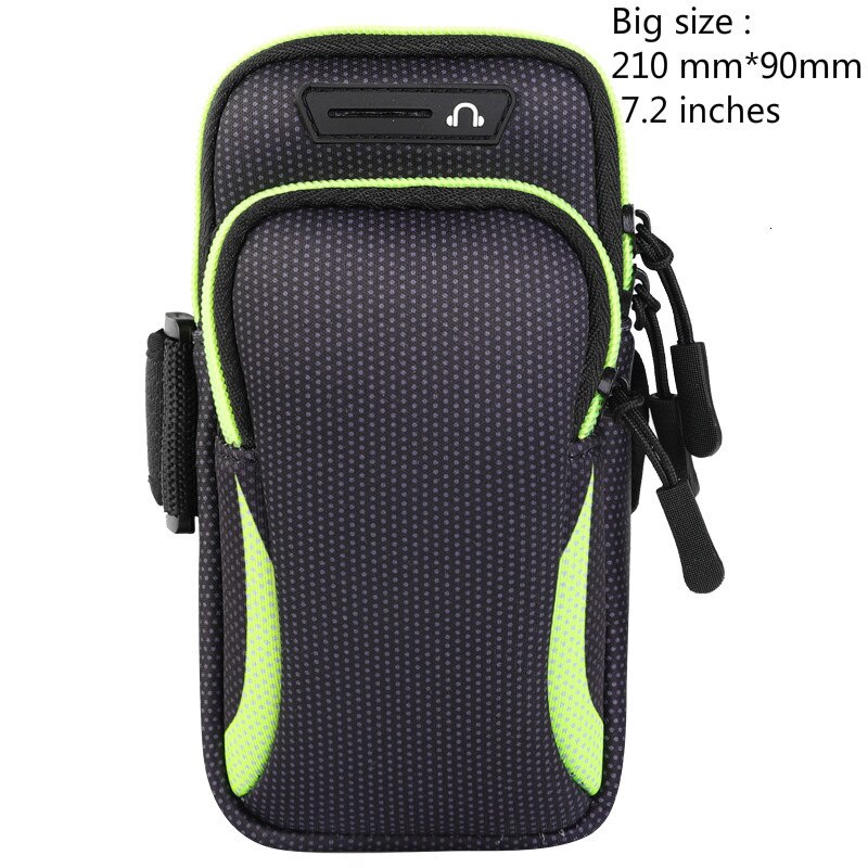 Wrist Arm Band Bag Universal for Mobile iPhone 13 with 6.5&quot; 7.2 inch Breathable Mesh Waterproof Sports Armband Phone Case