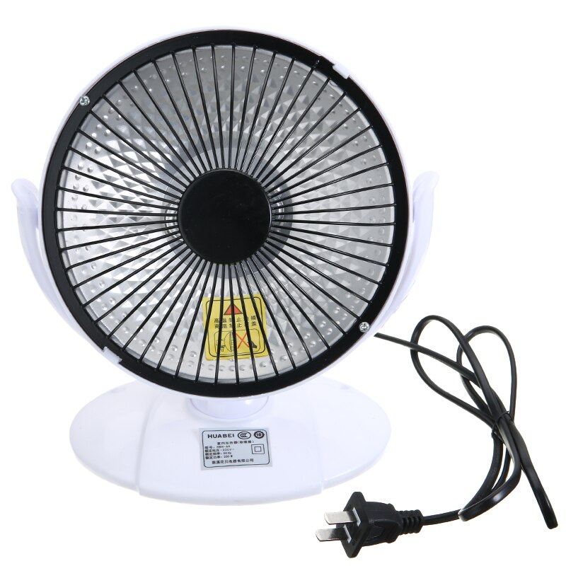 1Pc 6" 200W Mini Electric Heater Fan Winter Air Warmer Silent Desk Home Heating Electric Warm Air Fan Office Room Heaters