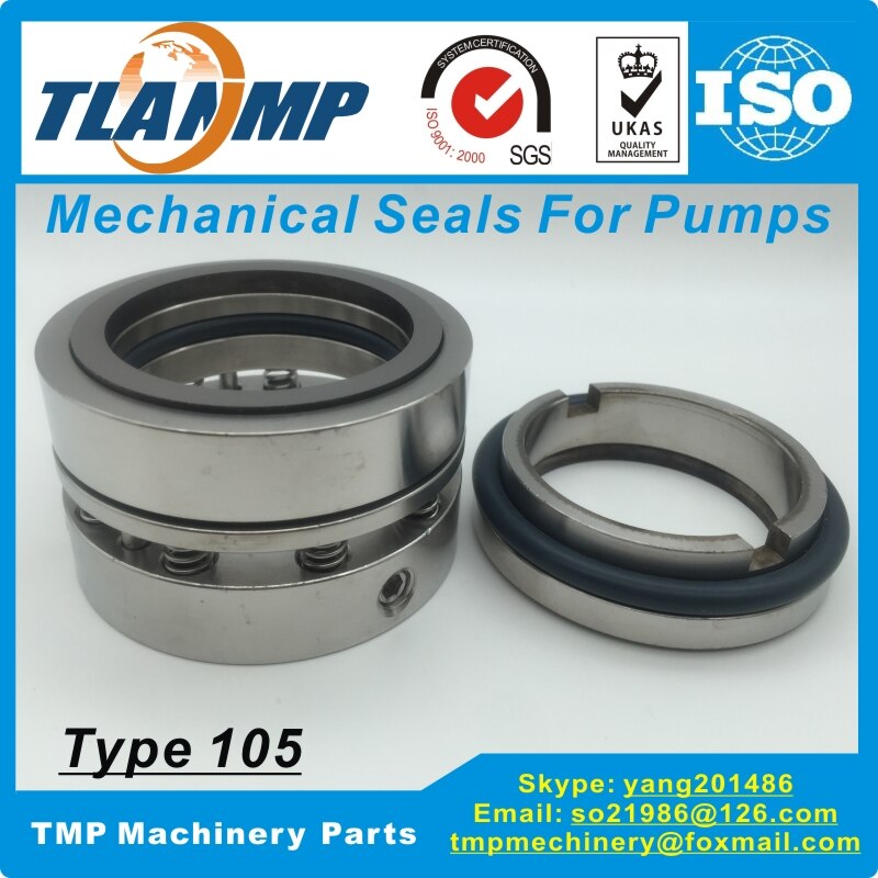 105-20/25/30/35/40/45/50/55/60/65/70/75/80 Mechanical Seals for Water pumps (Material:TC/TC/VIT) Seal Face:Tungsten carbide