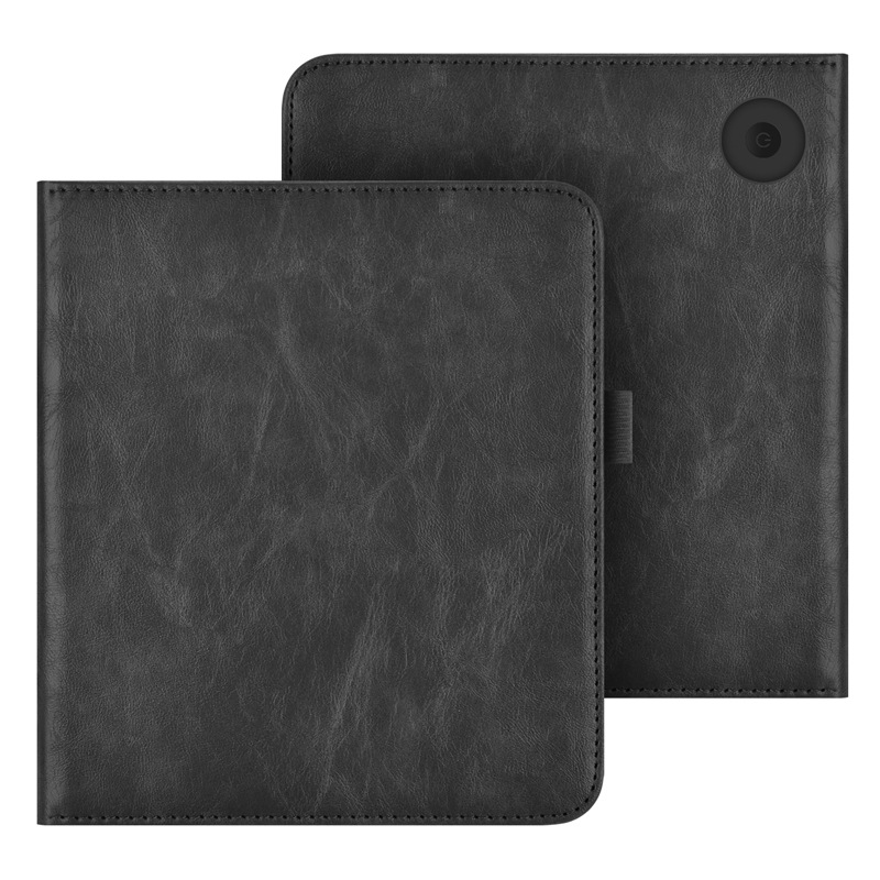 Voor KOBO Weegschaal Kleur/Libra 2/Libra H2O Case met Draagriem Stand Card Slot 7 inch Lederen Cover Ebook N428 N418 N873 Funda: 12.4 / WHITE