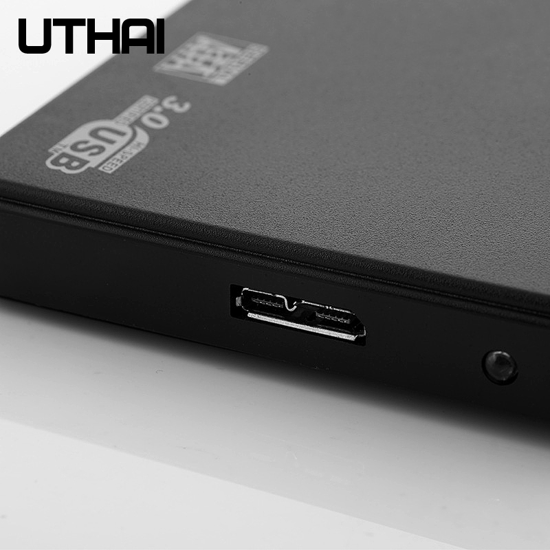 UTHAI T22 2,5" SATA zu USB3.0 HDD-Gehäbenutzen Handy, Mobiltelefon Festplattenhüllen für SSD Externer Speicher HDD-Kasten mit USB3.0/2.0-Kabel ABS