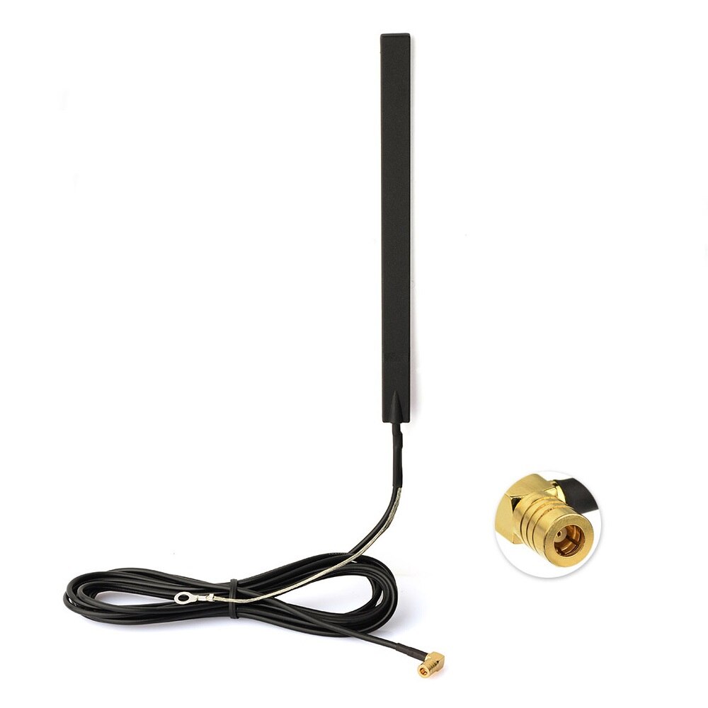 Eightwood Dab + Fm/Am Auto Radio Antenne Amplified Antenne Interne Glas Mount Smb Connector Voor Jvc Pioneer Alpine kenwood Clarion: SMB Connector