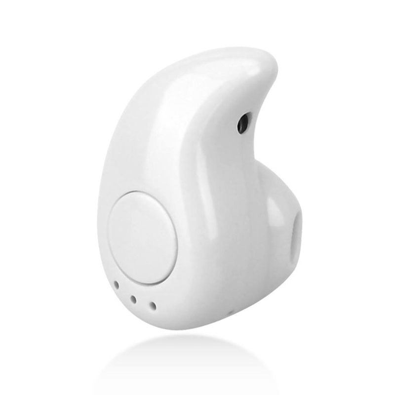 Mini Draadloze Bluetooth Oortelefoon In Ear Sport Met Microfoon Handsfree Headset Oordopjes Voor Alle Telefoon Voor Samsung Huawei Xiaomi Android: WHITE