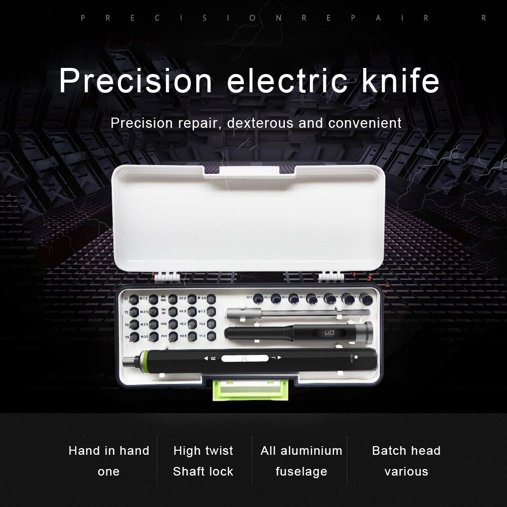 Cordless Electric Screwdriver Bit Rechargeable Automatic Precisions Screw Driver Mobile Phone Repair Hand Tool Drill Pen-shaped
