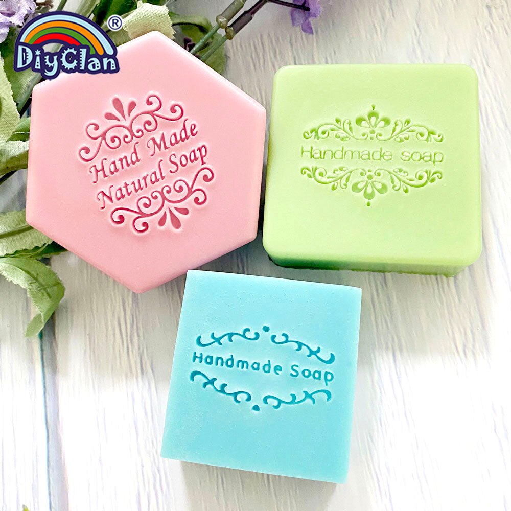 Plants HANDMADE SOAP Series Soap Stamp For Soap Making Stamp DIY Handmade Crafts Transparent Resin Seal