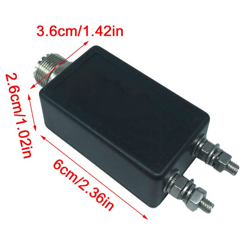 Antena de onda corta L9NA, 100W, 1:1 HF, Balun QRP, Mini Baluns, interfaz tipo M, frecuencia HF