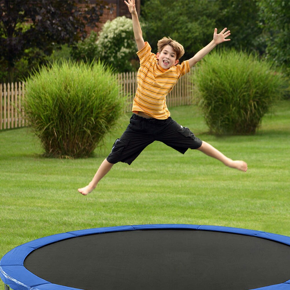 Waterdichte Ronde Trampoline Vervanging Veiligheid Pad Lente Mat Cover Past 6ft 8ft 12ft 14ft Frames Ronde Frame Kussen