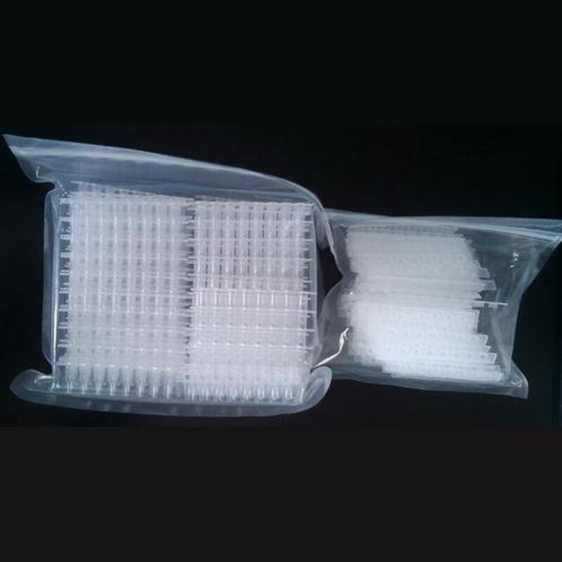 Tube à huit connexions Pcr tube à 8 rangées Tube à centrifuger PCR tube à microcentrifugeuse en plastique tube à échantillon tubes à tubes PCR LANSO