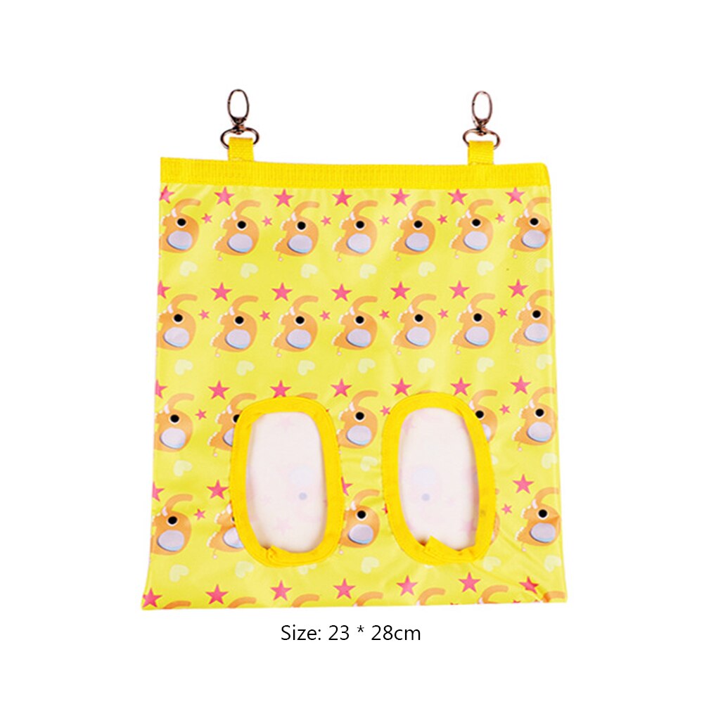 Hooi Opknoping Tas Voor Konijn Cavia Kleine Dieren Voeden Dispenser Container Opknoping Zakjes Feeder Houder: A