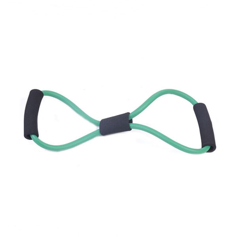 Chest Expander Resistance Bands 8 Shaped Exercise Stretching Strap for Home Exercise Fitness (Yellow)