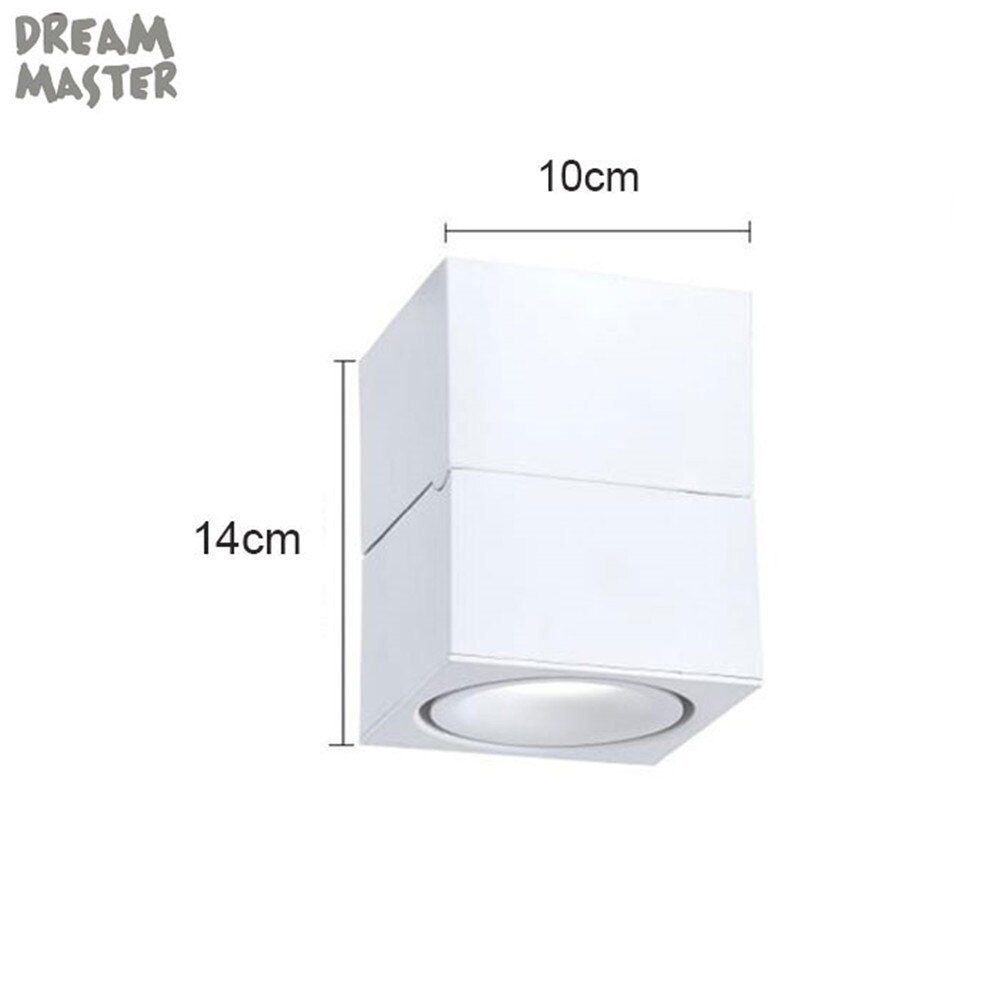 Opvouwbare 12W Cree led spoor licht, zwart wit, 3000K 4000K 5000K rail lamp, surface mount plafond spotlight industriële downlighters