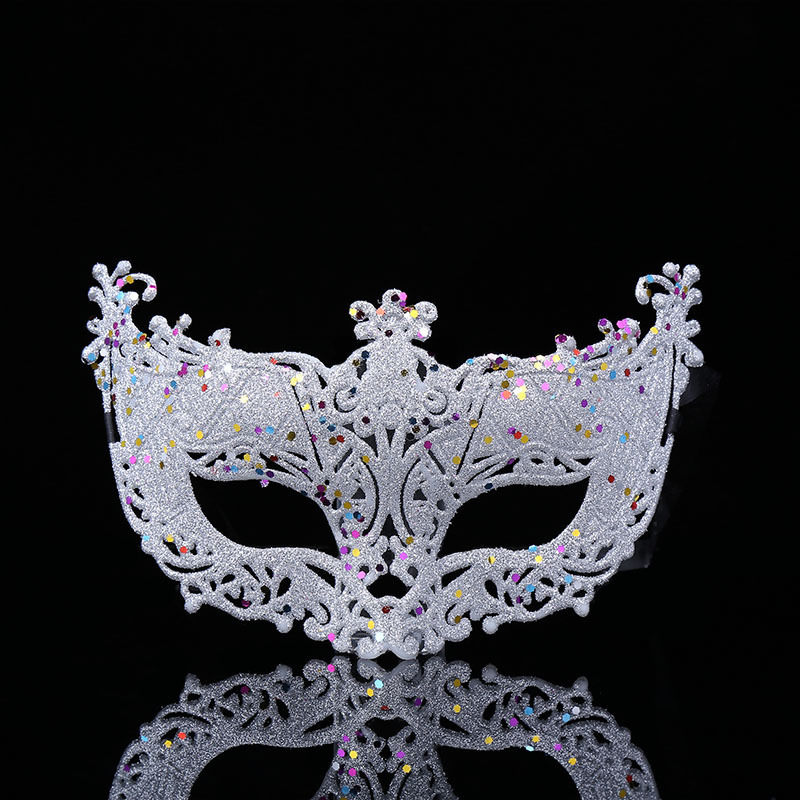 Princess Venice Mask Christmas Party Ball Mask Halloween Masquerade Performance Half Face Fox Sequin Women Girls Mask U2
