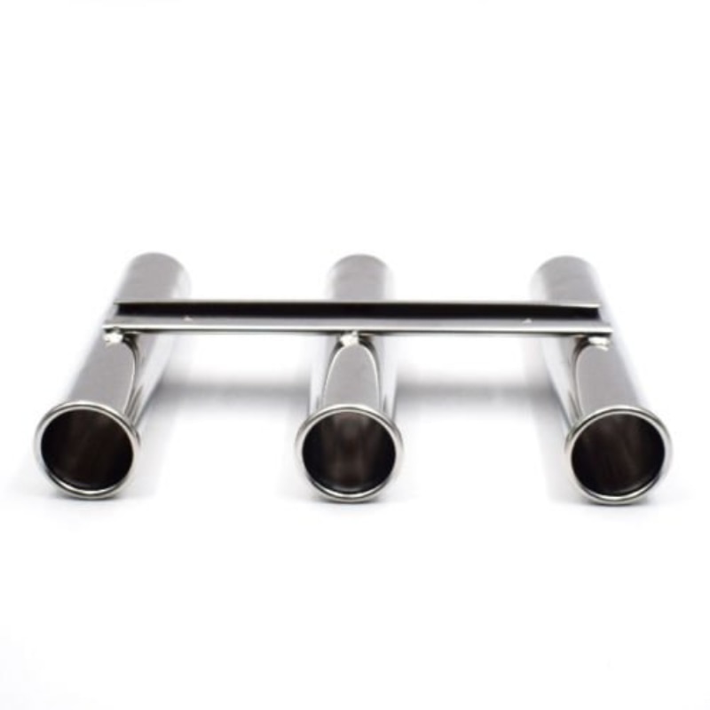 3 Rod Rack 316 Stainless Steel Fishing Rod Holder For Boat Marine Practical