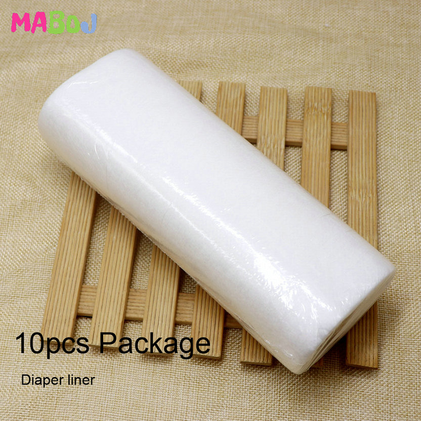 Maboj 10 stk bleindsats bambus trækul bomulds hamp en størrelse klud ble indsætte skiftemåtte mikrofiber bleefodre vaskbar: Pd7-1- liner