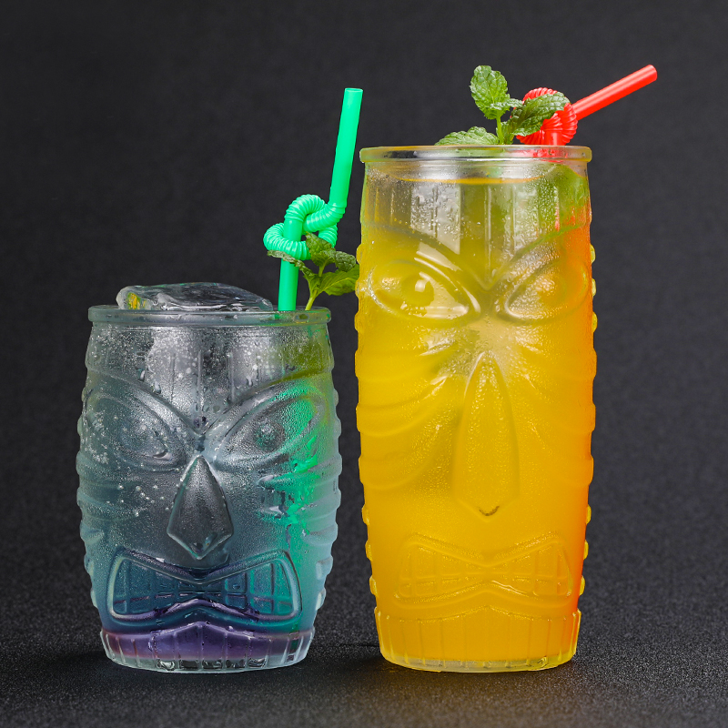 Tiki glasjuice glas cocktail drink glas