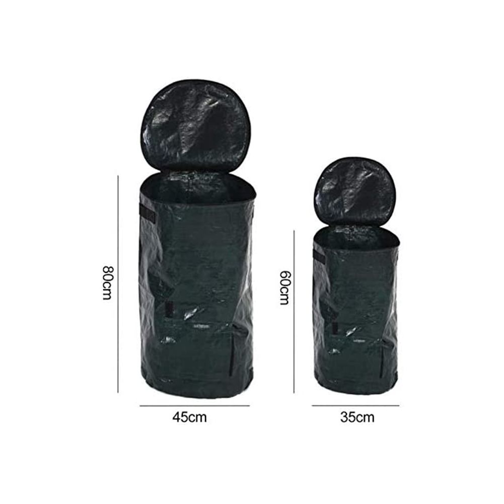 Environmental Compost Bags Homemade Organic Waste Fermentation Bag for Kitchen Garden Yard