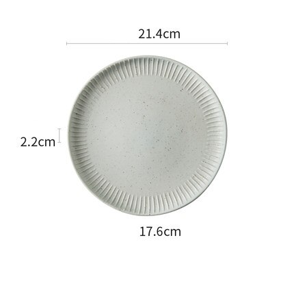 ANTOWALL piatti bianchi punto ristorante piatto da dolce in ceramica stoviglie per la casa ciotola di riso piatti tutto'ingrosso: Plate S