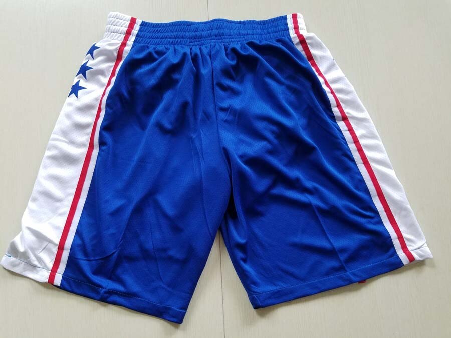 Free Men's America Basketball Philadelphia State Shorts For Sports Shorts Ball Shorts: Black / XXL