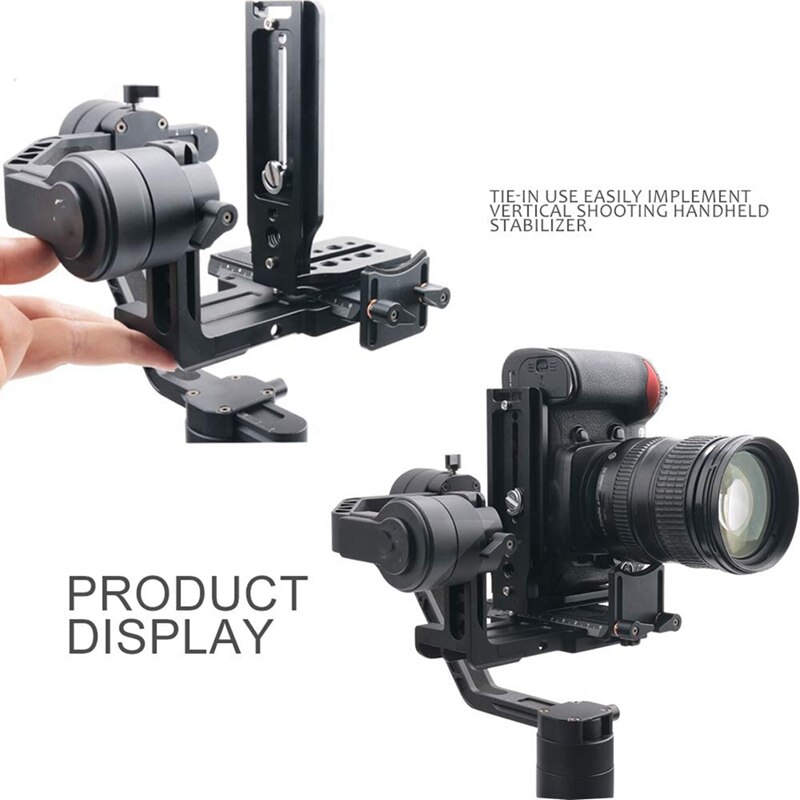 L-winkel-schnellwechselplatte, vertikal, universell, mit 1/4- zoll-schraube, arca swiss-kompatibel für dslr-kameras