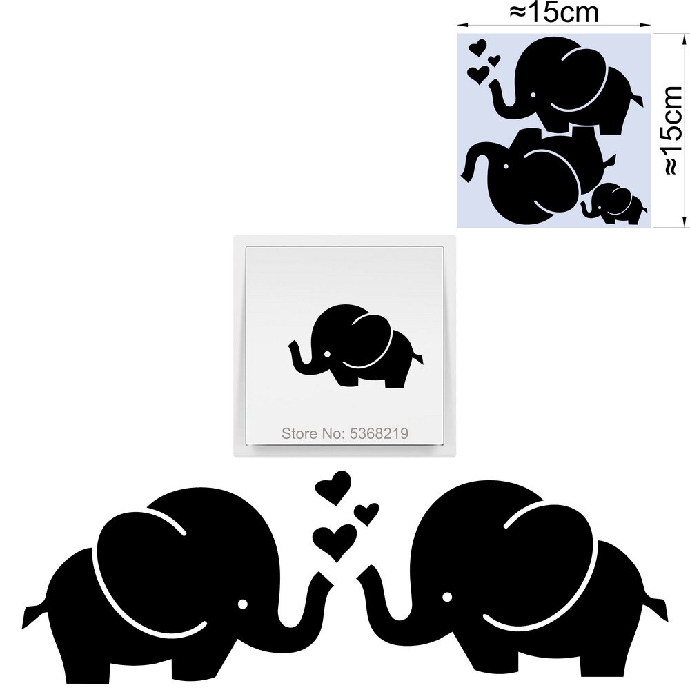 Light Switch Sticker Kids Baby Nursery Room DIY Wall Decoration Cat Fairy Moon Stars Vinyl Decal for Children Bedroom Home Decor: 028