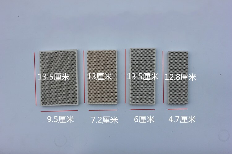 Commercial Infrared Gas Burner Honeycomb Ceramic Plate Burning Plate Grill Honeycomb Ceramic Tiles Burner Accessories