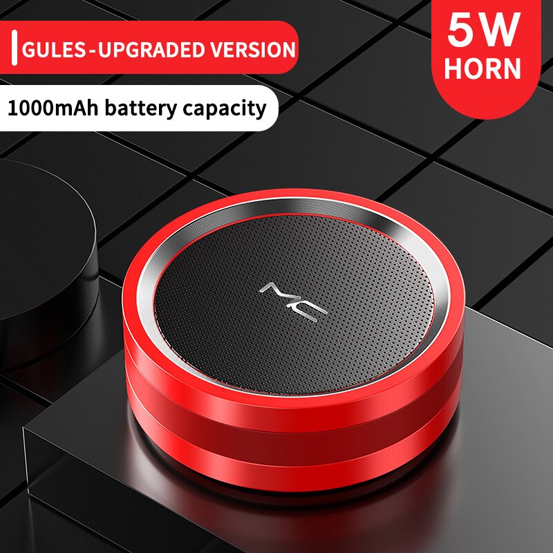 Outdoor 5.0 Bluetooth Wireless Speaker Portable Bass Stereo Multi-Function Outdoor Sport Mp3 Player Music Speaker Support TFCard: Champagne