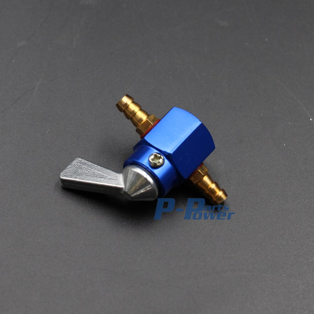 1/4" 6mm Gas Petrol Fuel Tap Inline Petcock Valve For Suzuki Motorcycle ATV Quad Go Kart
