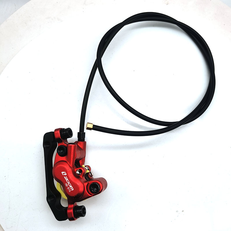 4-Pistons E-Bike Electric Scooter MTB MOTO Hydraulic oil Disc Brake 950mm 1300mm 2300mm Power off cut-off brake caliper