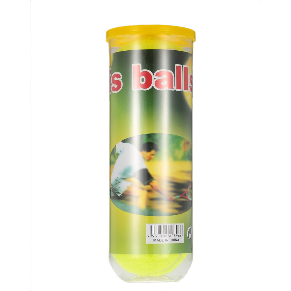 3 stk/boks tennis treningsball trening høy spenst trening slitesterk tennisball nybegynner konkurranse treningsballer
