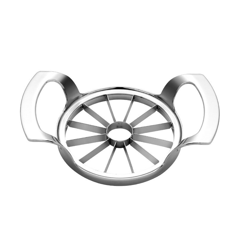 Kjøkkenverktøy rustfritt stål eplekutter skjærer grønnsak frukt verktøy kjøkkentilbehør eple lettskjært skjærekniv: misligholde tittel