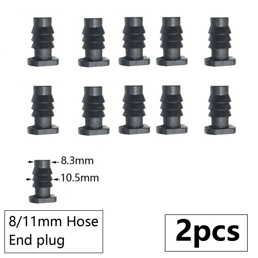 3/8" 8mm Gartenschlauchanschluss 8/11 bis 4/7 3/5mm Schlauchreduzierer Wassersplitter T-Stück Ellenbogendstopfen Tropfbewässerungssystem passend zu