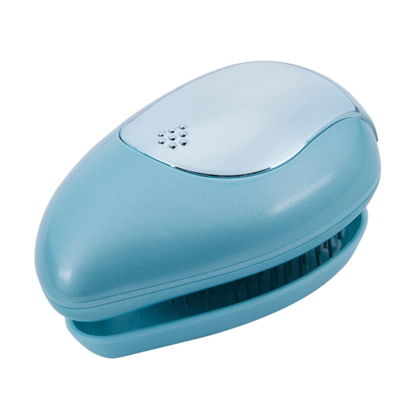 Cepillo alisador de pelo eléctrico portátil cepillo iónico peine de iones negativos masaje antiestático Mini peine de pelo recto