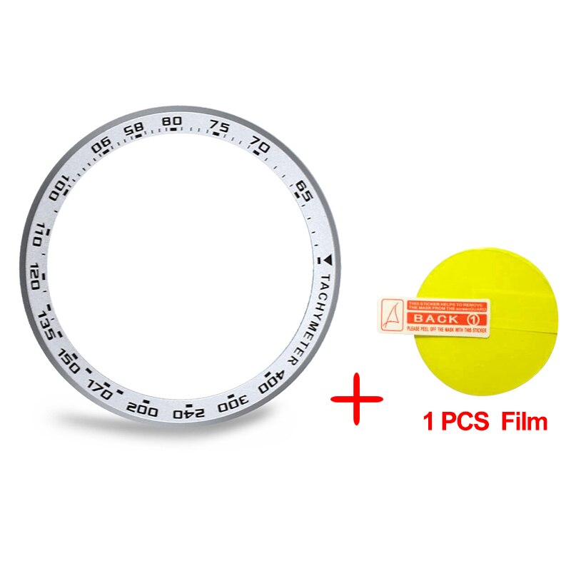 Stainless Steel Watch Bezel Ring For Huami Amazfit GTR 42mm Outer Edge Dial Scale Speed Tachymeter For GTR 47 Watch Case cover: Silver- / For Amazfit GTR 42mm