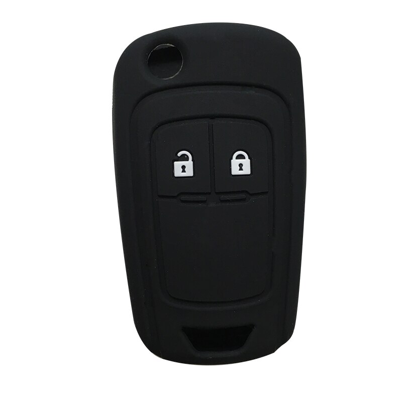Avainkotelo opel adam silikonikaukosäätimen kannelle opel astra j corsa d zafira c mokka insignia cascada karl meriva for buick: Musta