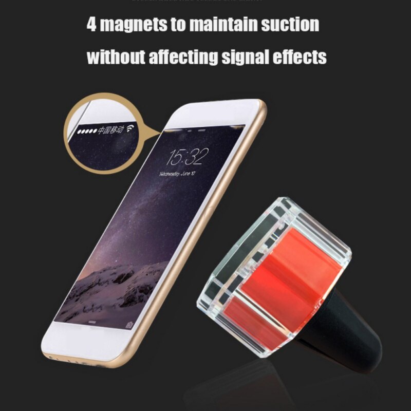 Car Multi-Function Mobile Phone Bracket Air Outlet Navigation Out Bracket Circular Magnetic Suction Port With Aromatherapy