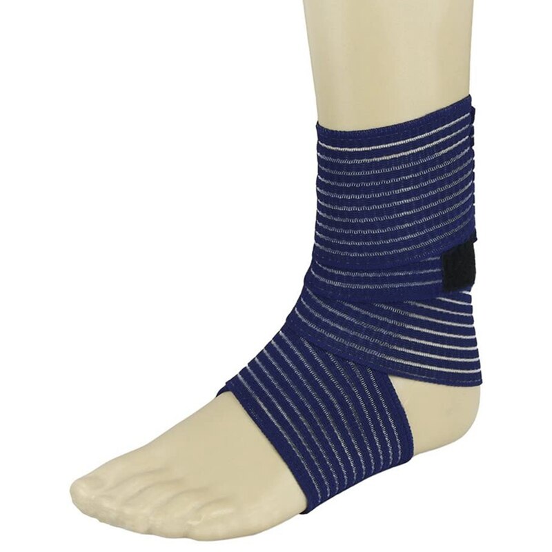 TopLuchtdoorlatend Ankle Bandage, Voet Beweging Ondersteuning, Gewikkeld Elastische Vaste Band, 2 Pack