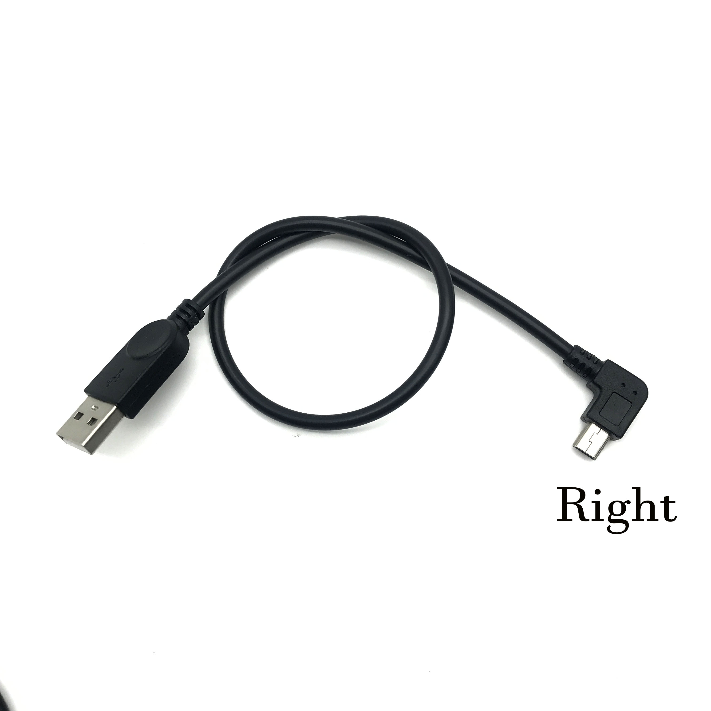 Usb 2.0 Male Naar Mini Usb Up Down Links Haaks 90 Graden Kabel 0.25M 0.5M Voor Camera MP4 Tablet: Rood / 1 meter