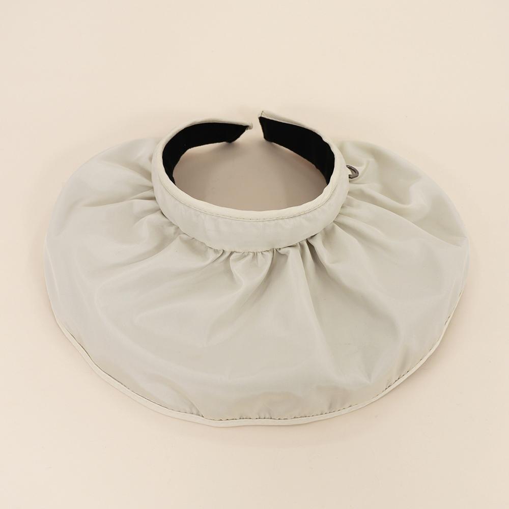 Korea Hülse Hütte sommer sonnenhut weibliche eins Hütte weiblichen studenten Koreanische Trend UV schutz leere oben: Weiß