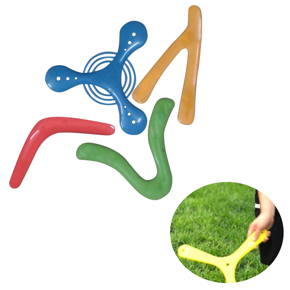 4 Stks/set Magic Recreatieve Boomerang Speelgoed Spelen Outdoor Sport Catching Voor Kinderen Flying Disc Grappig Terugkerende V Vormige