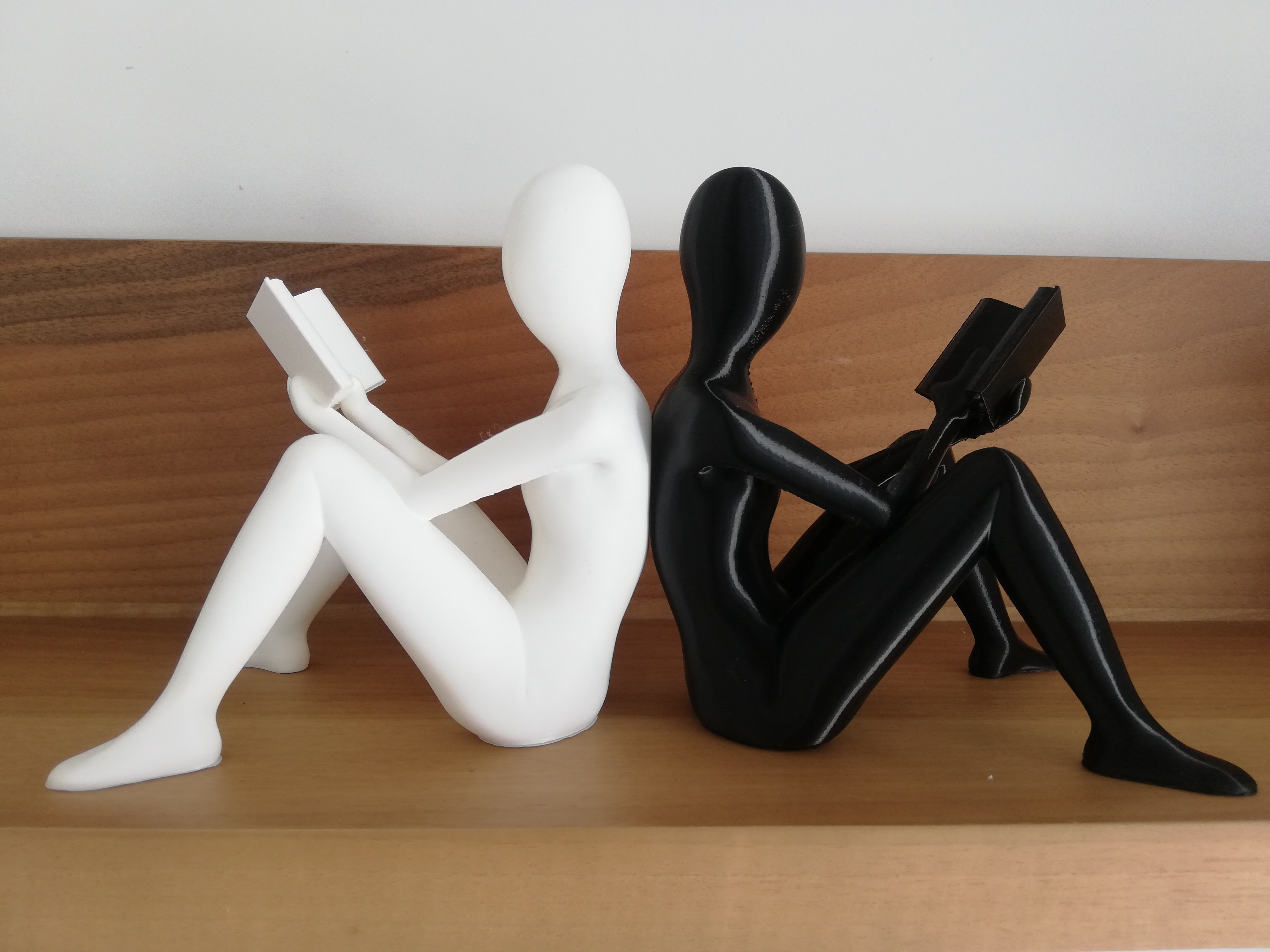 Human Bookends 3D Human Bookends, Book lovers,Organic Plastic and... – Grandado