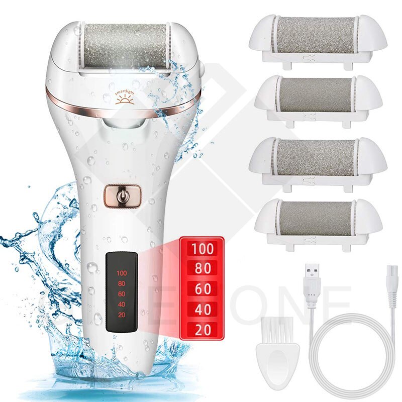 Electric Foot File Two-Speed Adjustment Pedicure Tools Dead Skin Callus Remover USB Foot Grind Machine Portable Foot Care Tool