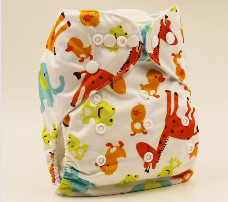 Wasbare babyluierhoes waterdicht cartoon meerdere stijlen babyluiers herbruikbare luiers maat s, m en l verstelbaar: Stijl 7