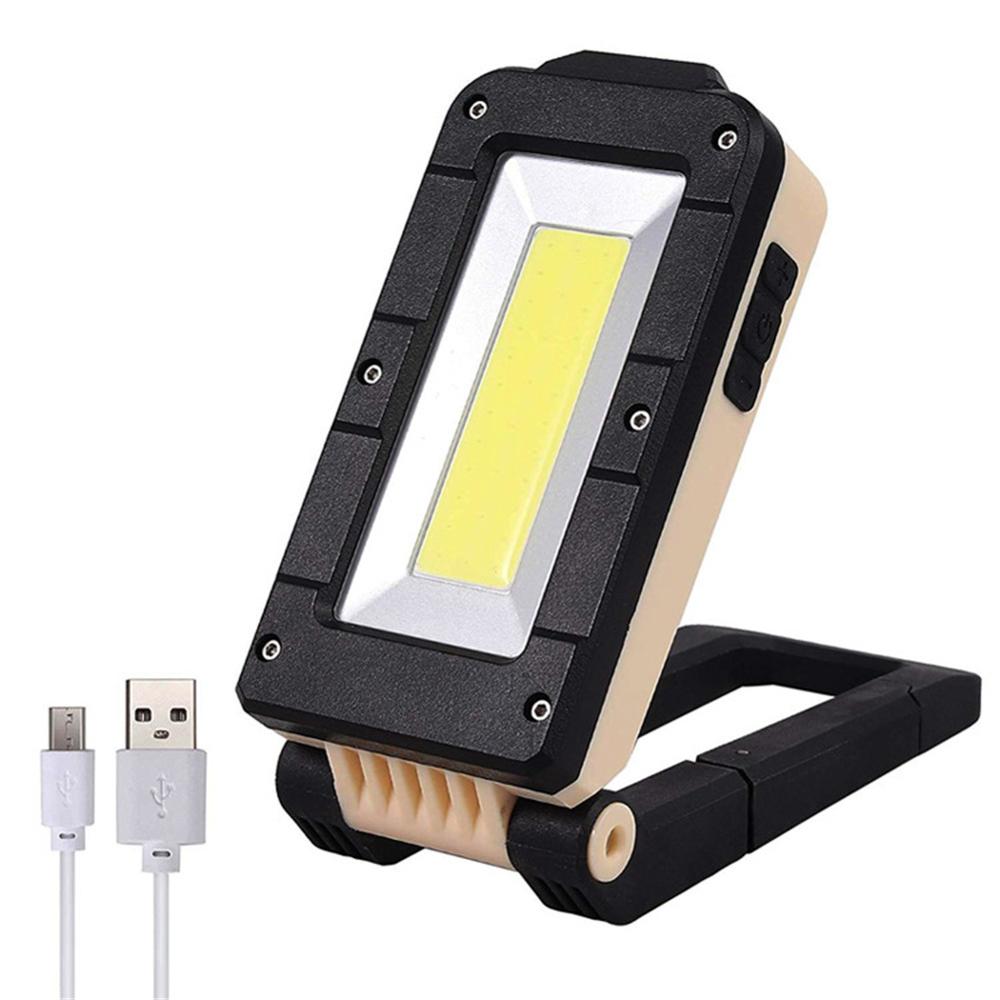 Portable Rechargeable Magnetic LED COB Camping Work Inspection Light Lamp Hand Torch Magnetic Portable Work LED Flashlight
